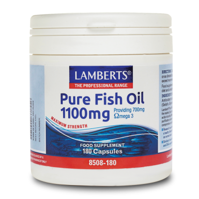 LAMBERTS Pure Fish Oil 1100mg Ιχθυέλαιο 120κάψουλες